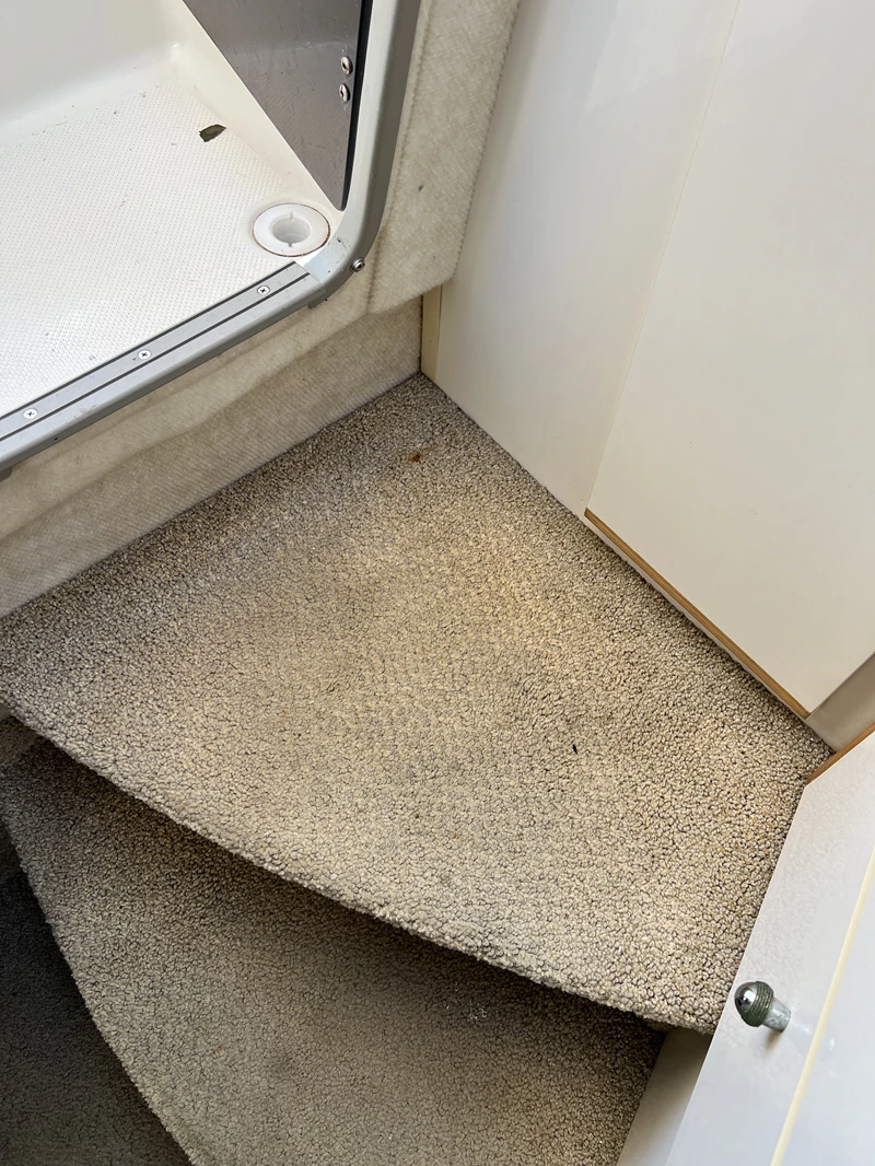 Cabin floor, before